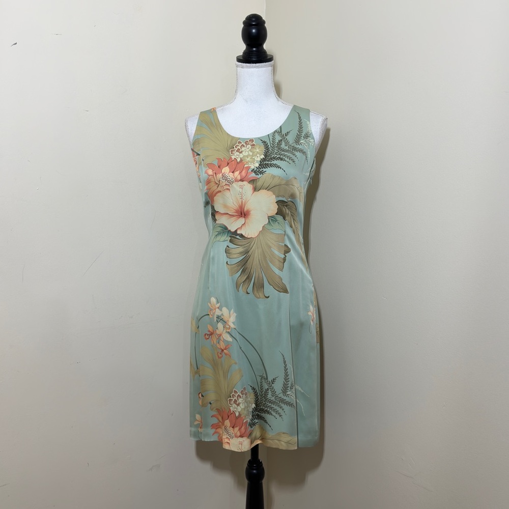 Tommy Bahama || floral 100% silk Dress Size 6